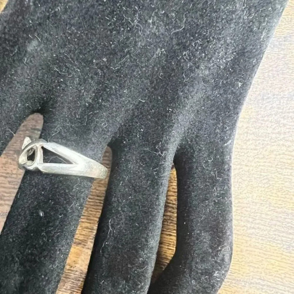 Sterling Silver Triple Heart Ring - Picture 6 of 10